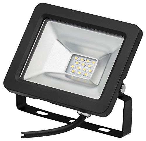 Projecteur LED SMD - Compact - Avec boîtier en aluminium - Pour l'intérieur et l'extérieur - Noir - 10, 20, 30, et 50 W - Classe énergétique A++ Moderne A - 10w 850 Lumen