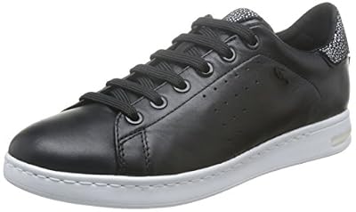 Geox D Jaysen A, Baskets Basses Femme, Noir (Blackc9999), 38 EU