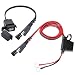 Produktbild TianranRT Motorrad SAE zu USB Telefon GPS Ladegerät Kabel Adapter Inline Sicherung Wasserdicht 12V