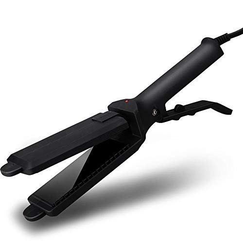 Nulijianchi2 Hair Straightener Professional Electric Splint Thermostat Negative Straightening Plate Ion Perm Does Not Hurt Hair  Black
