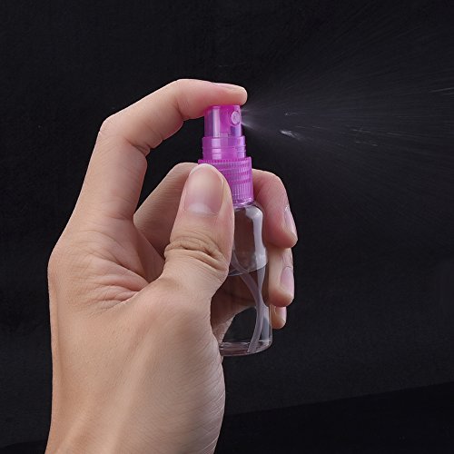 eBoot Fein Klar Spray Sprühflaschen Kunststoff Zerstäuber Reiseset Flasche (4 Stück, Transparent) - 4