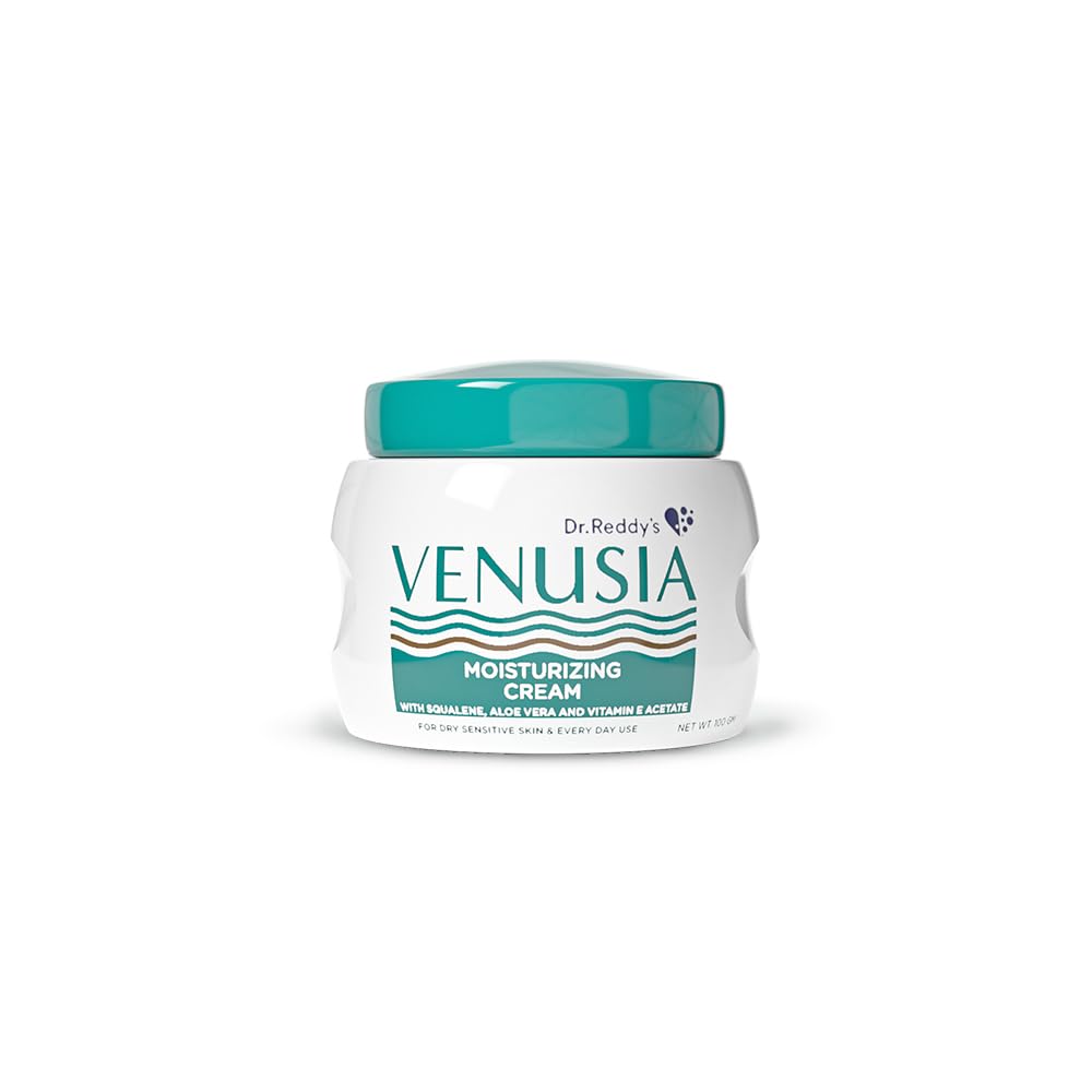 Venusia Moisturizing Cream by Dr. Reddy's I Body & face cream for dry to very dry skin IWith Aloe Vera, Vitamin E and Squalen