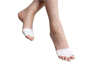 Fendawn Strive 2 Pairs Five-finger Socks Palm Socks, Invisible Socks for High Heels, Toe Socks