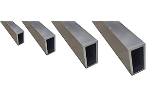 FABAL ALUMINIUM Aluminium Rectangular Tube (OD 80mm x 40mm x 2mm, 1000 mm)