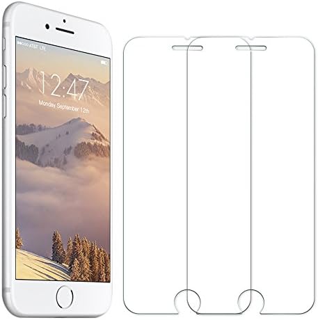 [2 Pack] iPhone 8 / 7 Screen Protector, Senisttech High Transparency Anti Fingerprint  9H Tempered Shatterproof Glass Screen Protector Anti-Shatter Film for iPhone 8 / 7 4.7 Inch [3D Touch Compatible]