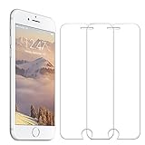 [2 Pack] iPhone 8 / 7 Screen Protector, Senisttech High Transparency Anti Finger