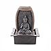 Produktbild Springbrunnen Zimmer-Brunnen | knuellermarkt.de | mit Wasser-Pumpe Buddha Ethno LED-Beleuchtung Esotherik Luftbefeuchter Tischbrunnen mit Netzstecker
