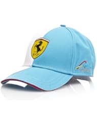 Ferrari Gorra Alonso Logo Azul Única