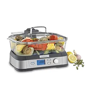 Cuisinart STM-1000 CookFresh Digital Glass Steamer, Stainless Steel