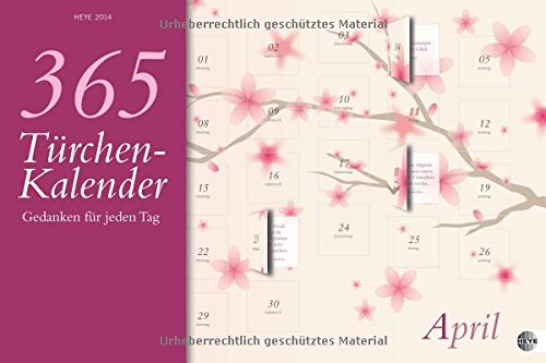 365-Türchenkalender 2014 mit Zitaten: Gedanken für jeden Tag