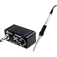 QUICKO DC24V T12-942 Soldering Iron Digital Soldering Station Adjustable temperature Autosleep/Auto power-off/one-key boost Comes with soldering tip (SET1)