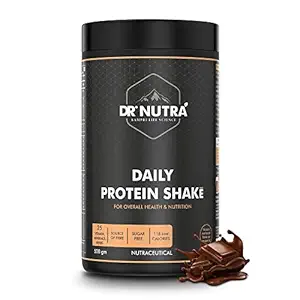Dr. NUTRA Daily Protein Shake Provide Energy,support Immunity & Bone Health-for Men & Women, Chocolate Flavor, 500gm