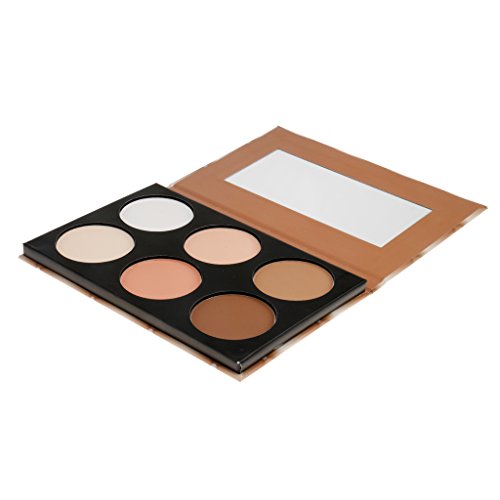 Generic Face Powder Palette Highlight Contour Palette Cheek Pressed Powder 6 Color RS.425 (69.00% Off) - Amazon