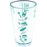 Lily Cook kp5269 dosificador, cristal, Rojo/Azul/Negro, 8,8 x 8,8 x 14,7 cm