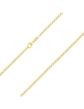 Goldarmband, Zwillingspanzerkette Gelbgold 333 / 8 Karat, Breite 2.1 mm, mit Karabinerverschluss, die Länge ist...