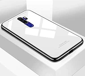 Clickfleek Luxurious Glass Back Case Cover For Oppo A5 Amazon In Electronics