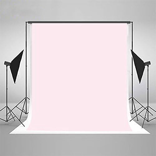 YCNET 1.5x2m Light Pink Solid Cloth Photography Backdrop Portrait Studio Cotton Backdrops Background