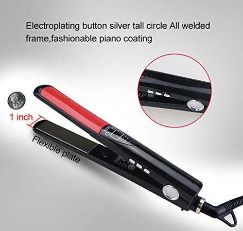 New Hair Curler  Mini Portable Negative Ion Hair Straightener  Multi-function Straight-volume Dual-use Curling Wand  Rapid Temperature Rise  110-220V 