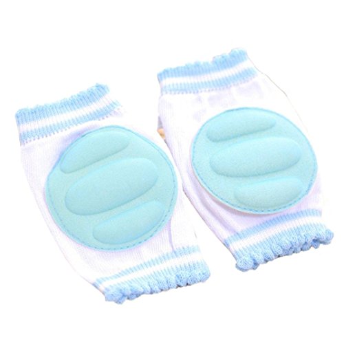 Preisvergleich Produktbild bobo4818 Baby Knieschoner, Baby Sicherheit Crawling Ellenbogen Kissen Knie-Pads Protective Gear Mit Silizium (Blue)