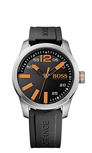 BOSS Orange Herren-Armbanduhr XL Paris Analog Quarz Silikon 1513059 BOSS Orange Herren-Armbanduhr XL Paris Analog Quarz Silikon 1513059