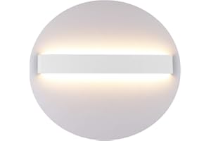 Klighten Applique da Parete Interno Moderno LED Lampada da Parete 20W 61CM Lampada da Muro per Camera da Letto Soggiorno Corridoio Bagno Scale, Bianco Caldo 3000K