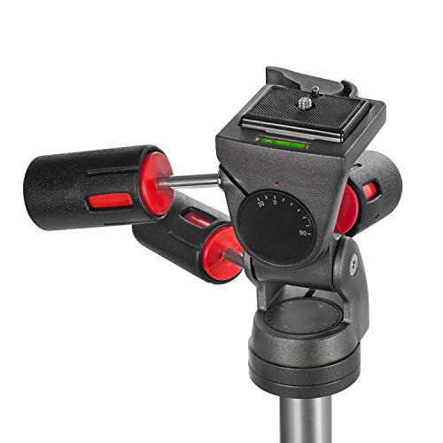 Ravelli APGL3 - Trípode profesional tridimensional para cámeras de foto y video con bolsa de transporte