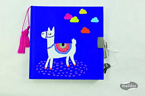 Maildor - GB020O - Loisir créatif - Gamme - Journal Intime à Personnaliser Couverture, Blanc