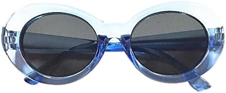 Moouny 2018 Fashion Mens Womens Retro Vintage Clout Goggles Unisex Sunglasses Rapper Oval Shades Grunge Glasses Sport retro Polarised Sunglasses Glare Driving GlassesProtection Cool Retro Sunglas (F)