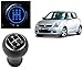 Auto Pearl - Premium Quality Black Leather Car LED Illuminated Gear Lever Know With Wire For - Maruti Suzuki Swift Type-1 RS.1299.00