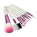 8 Pcs Pink Makeup Brushes Set Eyeshadow Cosmetic Kit + Pink Case