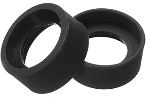 TOPHOMER Vogueing Tool Lot de 2 protections d'oculaires cylindriques en caoutchouc pour microscope binoculaire (angle plat 36 mm)