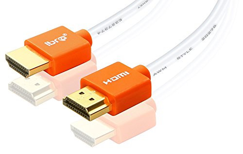 Ultra HD 4k HDMI Kabel 1.4a / 2.0 High Speed with Ethernet neues Kabel 3 fach geschirmt inkl. Stecker- und Kontaktschirmung 2160p Full HD 1080p 3D ARC CEC – 1m IBRA SLIM - 7