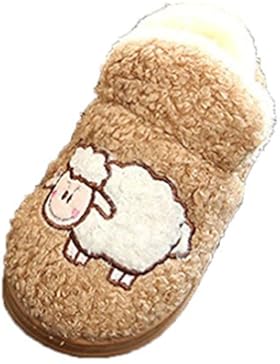 Babyschuhe Jamicy® Winter Kinder Herde Gummi Hausschuhe Jungen Mädchen Baumwolle Schafe Kinder Indoor Warme Schuhe
