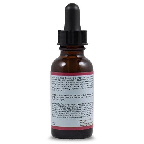BeShiny Glutathion Skin Whitening Serum und Dark Spot Remover Leistungsstarke Altersflecken Corrector für Gesicht, Hände, Körper mit Kojic Acid mindert Akne, Pickel, Falten, dünne Linien, dunklen Flecken, Altersflecken & Hyperpigmentierung - 3