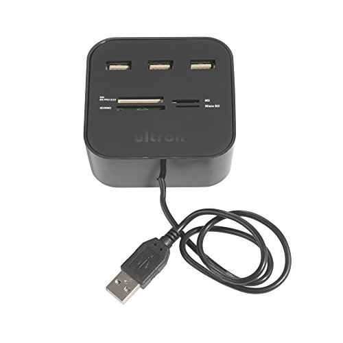 ULTRON UHC-300 3-Port USB 2.0 Hub und Kartenlesegeraet - 2
