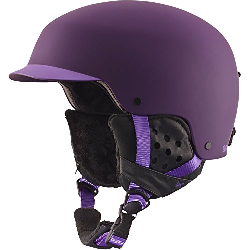 Anon Snowboard para Casco legalidad, otoño/Invierno, Mujer, Color - Morado, tamaño Extra-Small - Anon