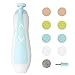 Produktbild Elektrisches Baby Maniküre/ Pediküre Set, Benvo 11 in 1 Nagelfeile mit LED Licht, Sicher Nail File Werkzeuge & Zubehör für Neugeborene oder Kleinkind, 6 Nagelpflege-Aufsätze und 4 Zusätzliche Ersatzteile, Blau