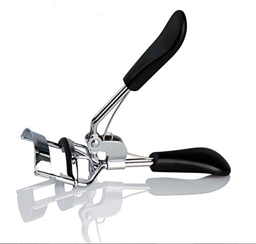 Wimpernzange, Wimpernformer 2PCS Make-up-Precision Eyelash Curler aus Edelstahl mit dickem Silikonpad für wunderbar geschwungene Wimpern, Kunststoff verpackt Griffigkeit Spannfeder Wimpernzange - 4