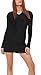 Produktbild Damen Kuschel Longpullover Pullover Pulli Longpulli Strick XS 34 S 36 M 38 (Schwarz)