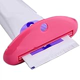 Muy bonito y económico BOBOLover 2Pcs Cuarto de Baño de Tubo Titular Rolling Sostenedor Exprimidor Pasta de Dientes Dispensador