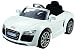 Produktbild Kinderelektroauto - Audi R8 Spyder Cabrio-Weiß- 12 V Batterie- 2 Motoren