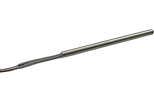 eRicambi, Candeletta Resistenza Cartuccia Accensione per Stufe a Pellet Caldaie e Bruciatori, Esecuzione Diritta Ø 9,9mm Lunghezza Totale 155 mm 300W HT62685