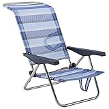 Aluminio Eredu 991 / TX - Silla Cama de Playa Posiciones Aluminio 77 x 60 x 83 cm