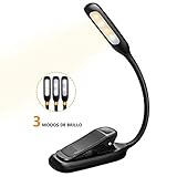 🎁【Portátil y Múltiples Usos】La lampara de lectura se adaptara perfectamente a cualquier libro, puede sujetarlo a Libros, Kindle, Estudio, Revistas, Archivos, Cama, Tableta, Laptops, PC, Estantes, Armarios y más. Que sujeta firmamente los libros y ofrece un agarre seguro.