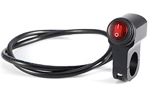KEENSO 12V 16A Motorcycle Handlebar Headlight Switch- Waterproof Handlebar Fog Spot light On Off Switch car switch