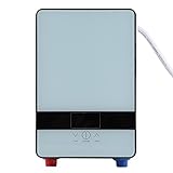 【 Pantalla LED grande】El calentador de agua sin tanque con pantalla LED grande, puede mostrar la temperatura claramente, toque el botón para una fácil operación.
