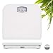 Produktbild Relaxdays Analoge Personenwaage, Körperwaage, Waage analog, für Personen bis 130 kg, präzise, BxT: 26,5 x 24 cm, weiß