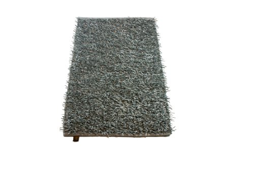 Gözze Teppich, Langflor, Metallic-Optik, 70 x 120 cm, Shaggy, Silber, 1012-90-72