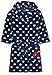 Produktbild Playshoes Kinder Fleece-bademantel Herzchen Bademantel mit Kapuze, Blau (Marine 11), 86/92