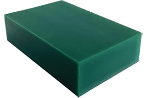 NIUPIKA Bloque de cera para tallar cera perdida para fundición de joyas, herramienta de moldeo para esculpir 1 libra (bloque de cera verde)